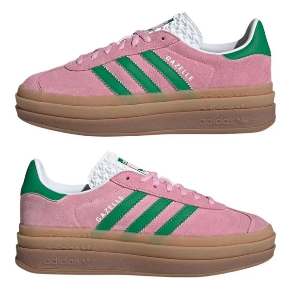 Adidas Gazelle Bold IE0420 Pembe-Yeşil Kadın Spor Ayakkabı