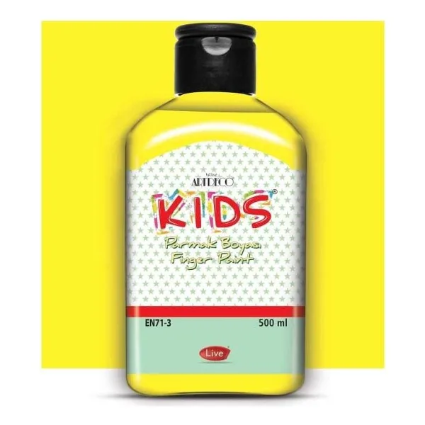 Artdeco Kids 500 ml Parmak Boyası Sarı