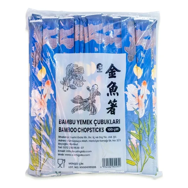 Bambu Chopstick / Çin Çubuğu - 5 Çift - 24 cm