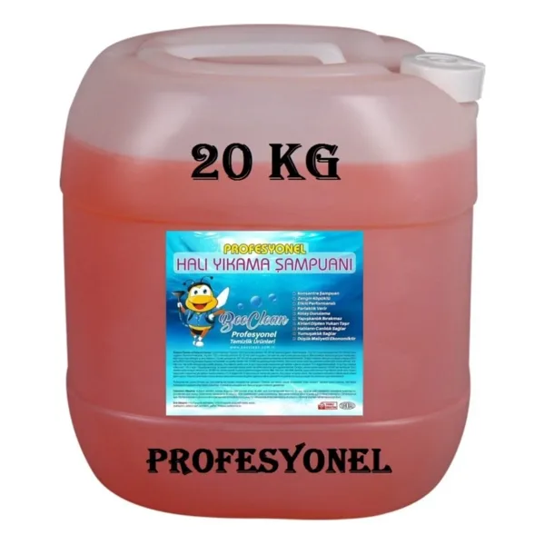 BeeClean 20 Kg Profesyonel Halı Yıkama Şampuanı & Koltuk Yıkama Şampuanı ( Turuncu Phs 30 - 20 )