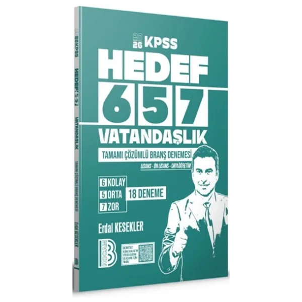Benim Hocam Yayınları 2026 KPSS Vatandaşlık 18 Branş Deneme