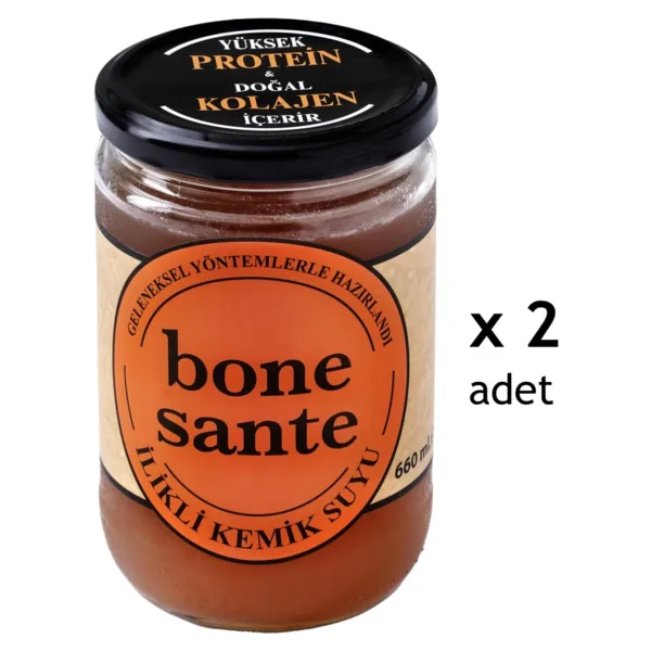 Bone Sante 660 ml 2'li İlikli Kemik Suyu