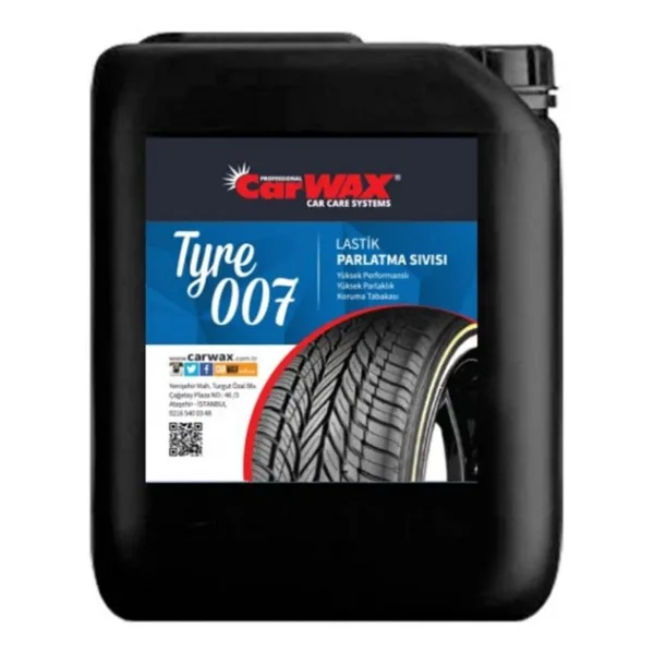 Carwax Rubber Tyre 007 Lastik Parlatma 20 kg