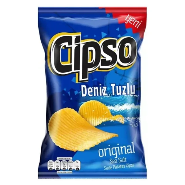 Cipso Tırtıklı Sade Patates Cipsi Süper Boy 85 gr