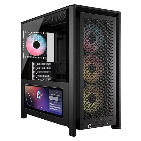 Corsair Frame 4000D LCD RS CC-9011326-WW ARGB Fanlı Siyah E-ATX Oyuncu Kasası