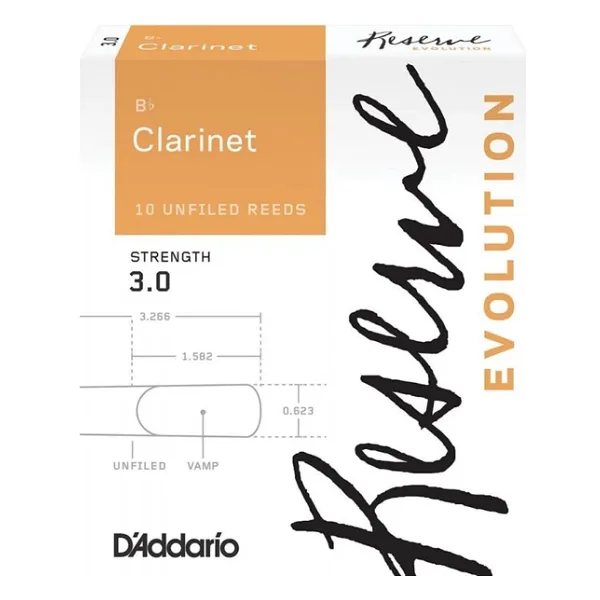 D 'Addario Woodwinds Reserve Evolution DCE1030 Sib Klarnet Kamışı No:3