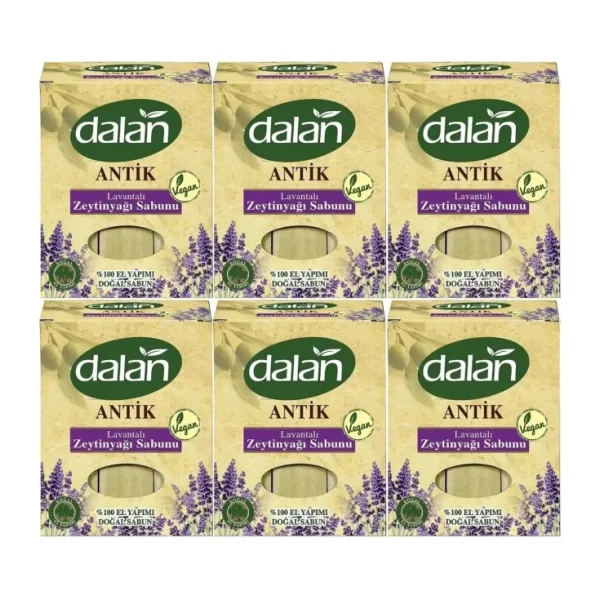 Dalan Antik Lavantalı Zeytinyağlı 6x150 gr 6 Adet Sabun