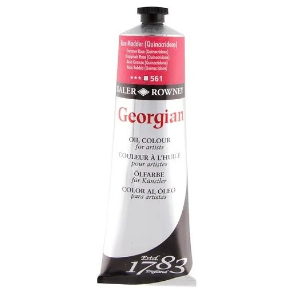 Daler-Rowney Georgian 38 ml Yağlı Boya N:561 Rose Madder