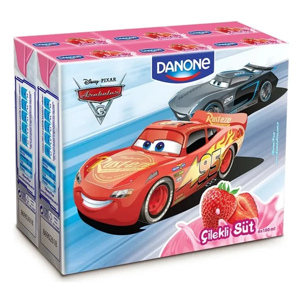 Danone Çilekli 180 ml 6'lı Paket Süt