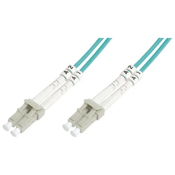 DIGITUS Digitus LC-LC Fiber Optik Patch Kablo, 3 metre, Multimode, Duplex, 50/125, OM3