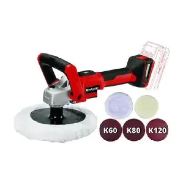 Einhell CE-CP 18/180 Li E Çift Akülü 4 Ah Polisaj Makinesi