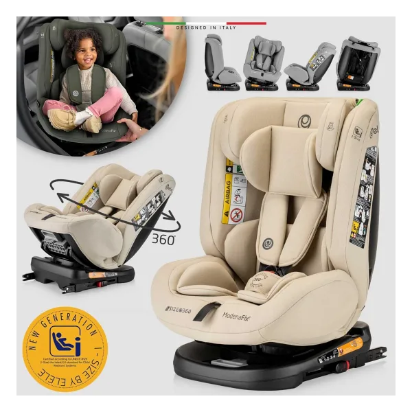 Elele ModenaFix 2 360° Dönebilen Isofixli 0-36 kg Oto Koltuğu