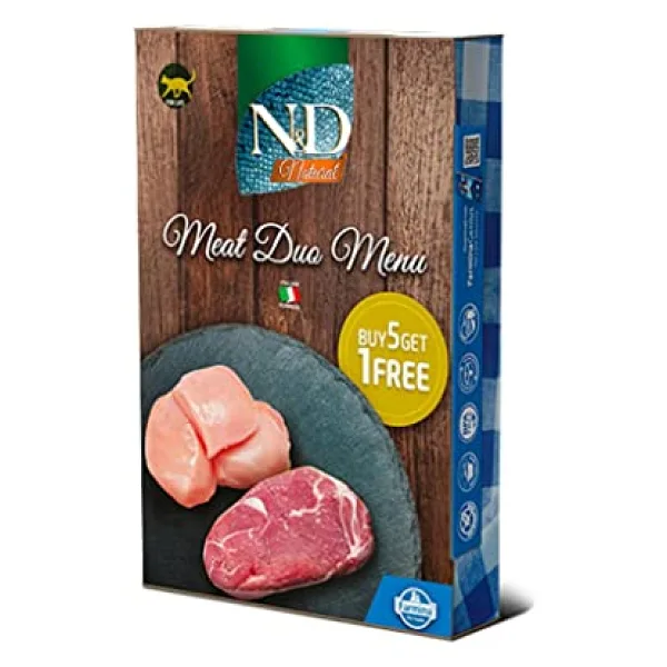 Farmina N&D ND Etli Konserve Kedi Maması Çeşitleri 70 Gr 6 Al 5 Öde