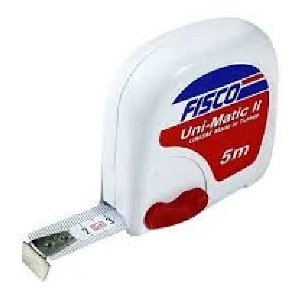 Fisco 5 Metre Stoplu Şerit Metre Uni-matic Fisco Um5m