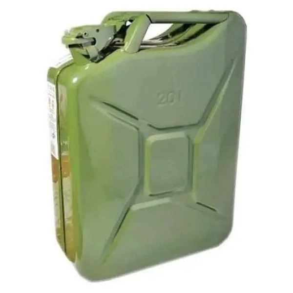 Gelg BB20 Yeşil Metal Yakıt Bidonu 20 Litre