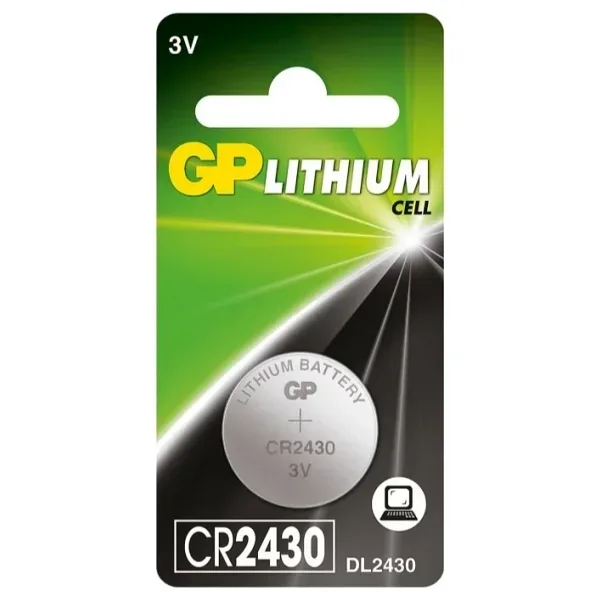 GP CR2430 3V Lityum Pil Tekli Paket