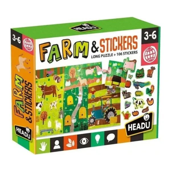 Headu Çiftlik Puzzle ve Etiket