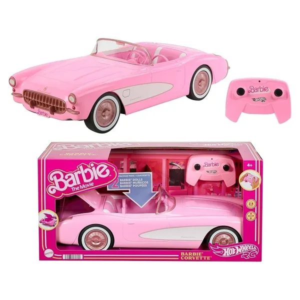 Hot Wheels Barbie Corvette RC Uzaktan Kumandalı Araba HPW40