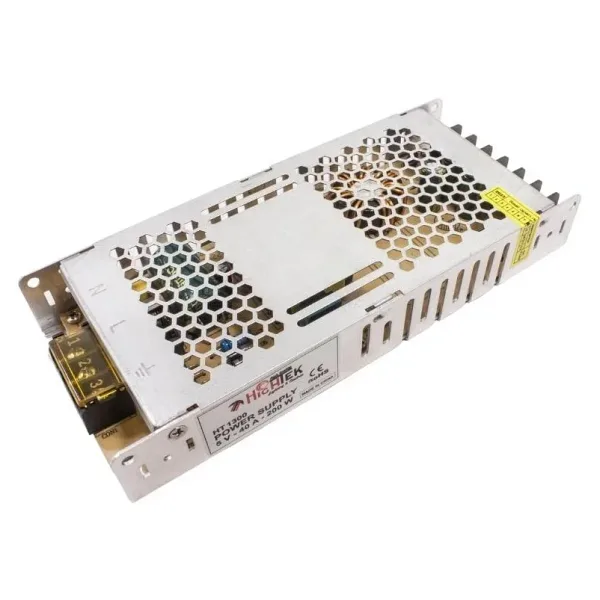 HT-1300 5V 40A İnce Metal Kasa Güç Kaynağı