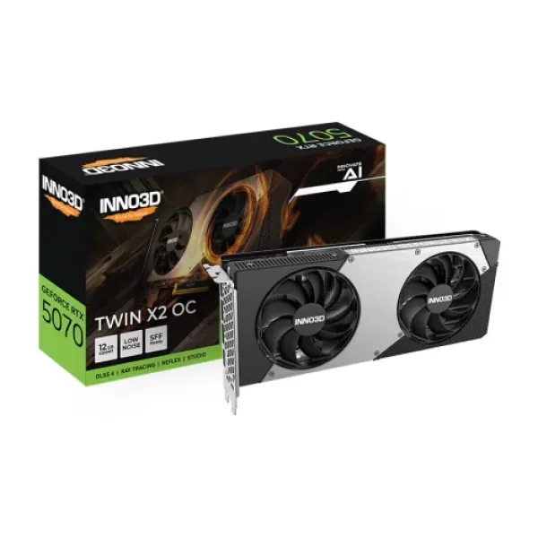 Inno3D RTX 5070 Twin X2 OC N50702-12D7X-195064N 192 Bit GDDR7 12 GB Ekran Kartı