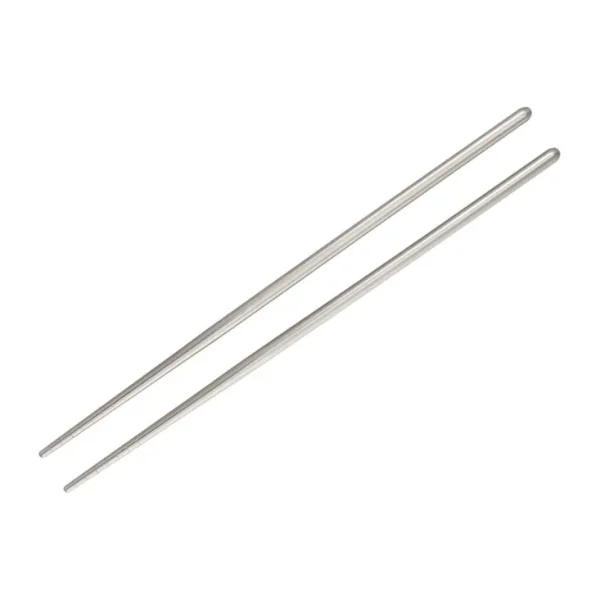 Köstebek Metal Paslanmaz Çelik Chopstick Çin Çubuğu - Gri