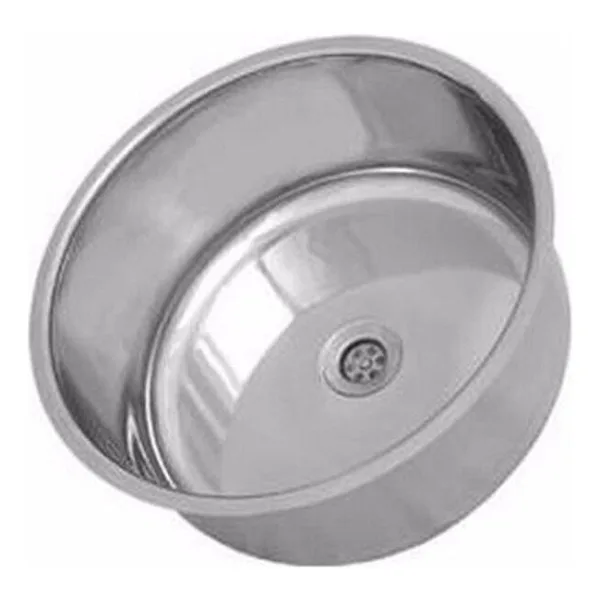 Krom Evye Kromevye Paslanmaz Yuvarlak Oval Krom Evye Mutfak Lavabosu Evyesi