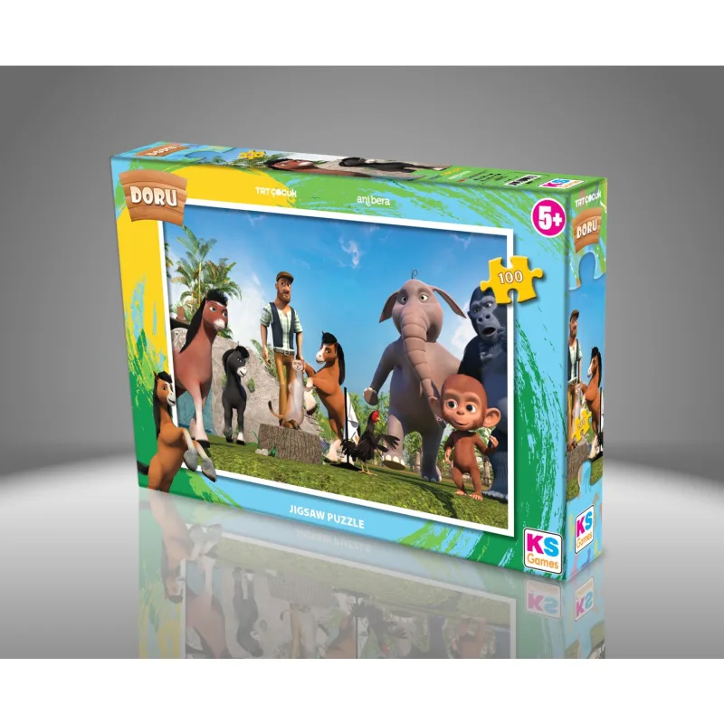 KS Games TRT Doru 100 Parça Çocuk Puzzle DORU714