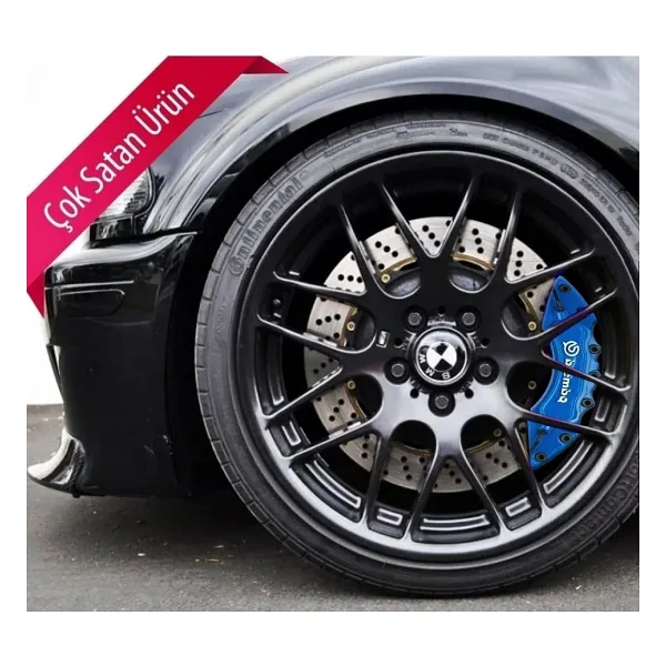 Lancia Z Uyumlu Brembo Mavi Kaliper Kapağı 4 Parça Ön Arka Set