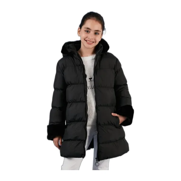 Lela 5761981 İçi Astarlı Kapüşonlu Çocuk Şişme Mont