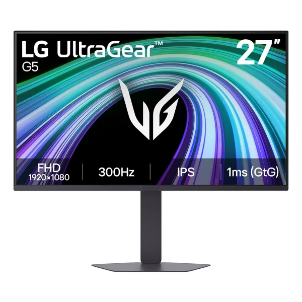 LG UltraGear G5 27G550B-B 27" 1 ms Full HD Pivot IPS 300 Hz Oyuncu Monitörü
