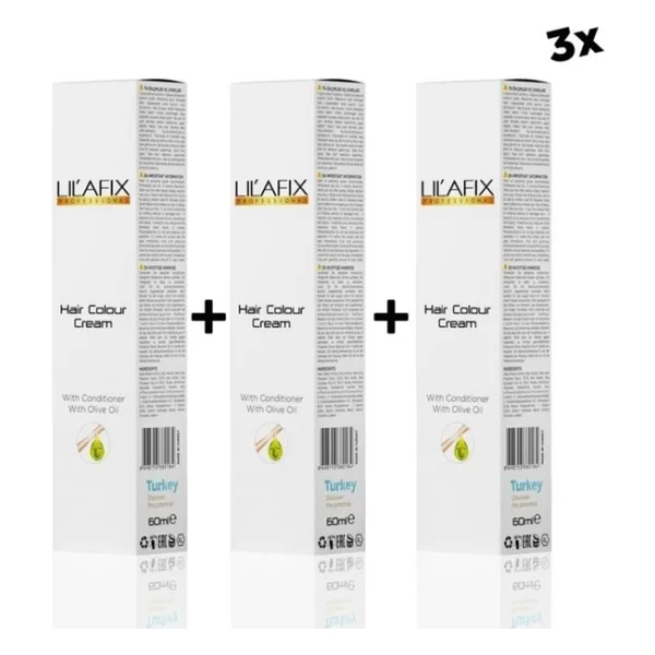 Lilafix 7.0 Kumral 3'lü Krem Tüp Boya