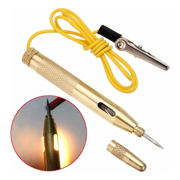 MEHMET OTOMOTİV HIRDAVAT Oto Elektrik Kontrol Kalemi 6V-12V-24 Volt