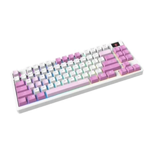 Msı Forge Gk600 RGB Tkl Linear Switch Kablolu/Kablosuz Mekanik Oyuncu Klavyesi - Görsel 3