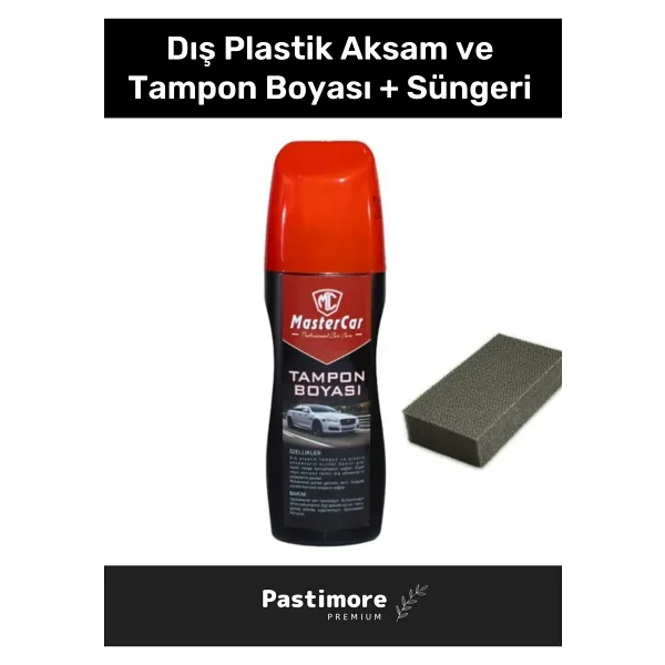 Pastimore Özel Üretim Suya Dayanıklı Ultra Eskimiş Kauçuk Yüzey Dış Plastik Aksam Tampon Boyası - Siyah