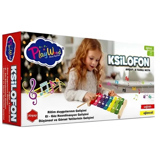 PlayWood Ahşap 8'li Ksilofon