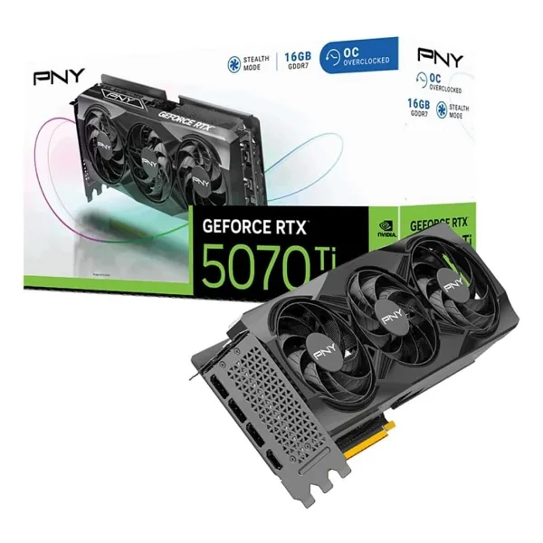 PNY VCG5070T16TFXPB1 RTX5070TI 16GB GDDR7 256Bit 3xDP/1xHDMI