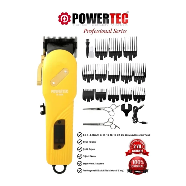Powertec TR-3000 Saç Kesme Makinesi