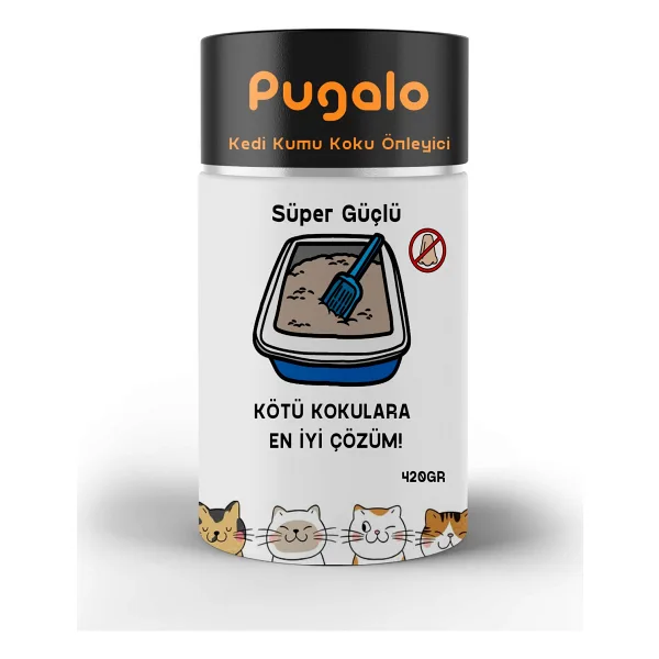 Pugalo 420 gr Aktif Karbonlu Kedi Kumu Koku Giderici