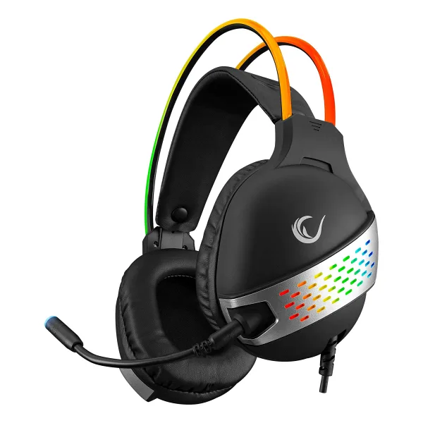 Rampage Black Eagle RM-K37 RGB 7.1 USB Kablolu Kulak Üstü Oyuncu Kulaklığı