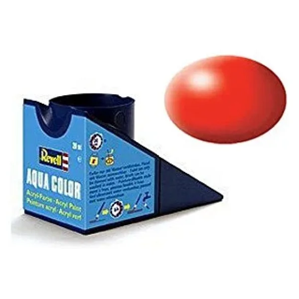 Revell - Su Bazlı Maket Boyası Berrak Kırmızı İpek 18 Ml (36332)