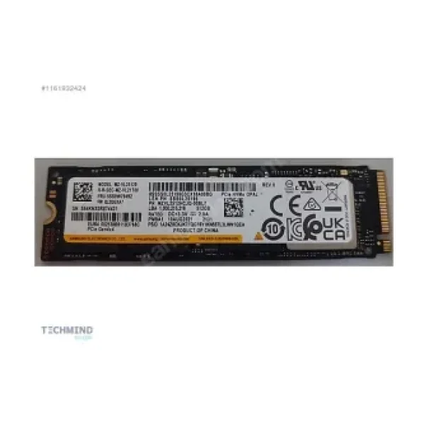 Samsung PM9A1 MZVL2512HCJQ PCI-Express 4.0 512 GB M.2 SSD