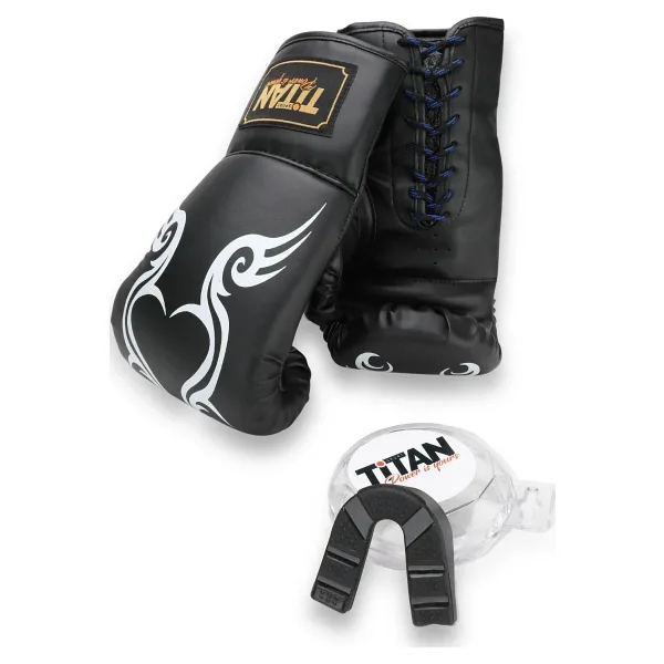 Siyah Boks Eldiveni Dişlik Set