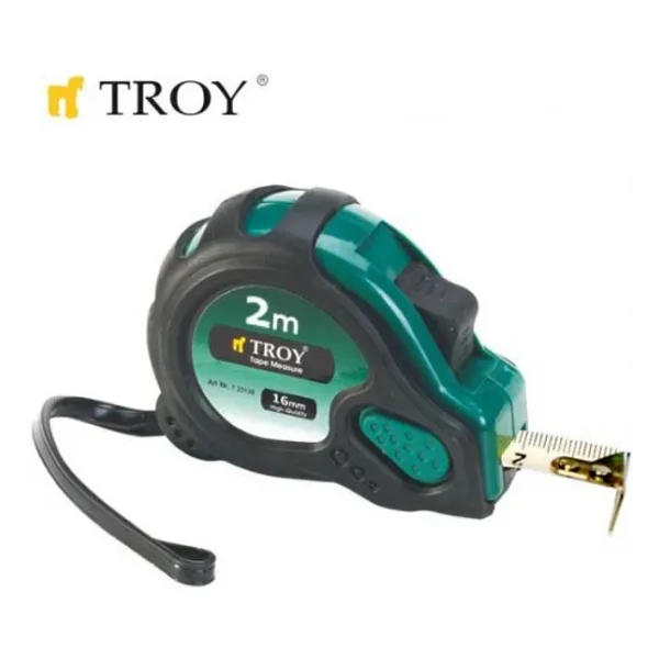 Troy 23122 Stoperli Mıknatıslı 2m x 16 mm Şerit Metre