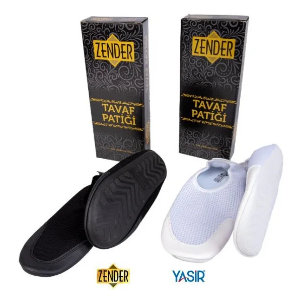 Zende Zender Silikon Tabanlı Tavaf Patiği - Beyaz - 40 - 41