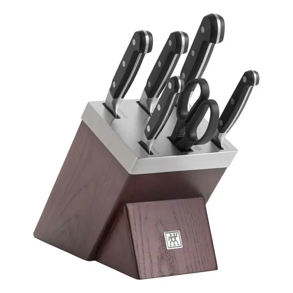 Zwilling Pro 384480070 7 Parça Kendinden Bilemeli Bloklu Bıçak Seti