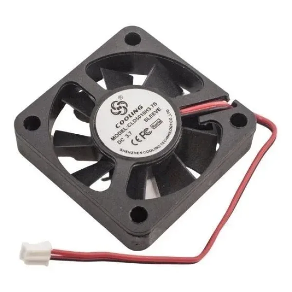 50x50x10mm 3.7V 0.20A Fan 2 Kablolu