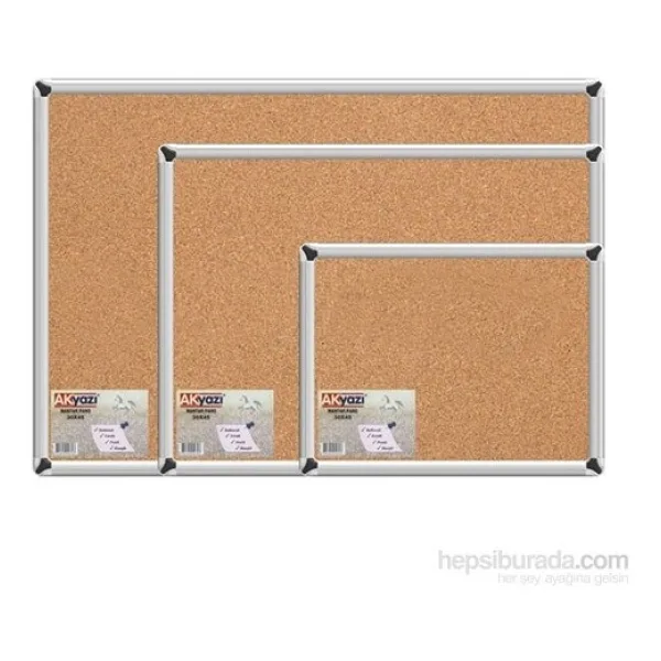 Akyazı 60x180 Duvara Monte Mantar Pano - 60 x 180 cm
