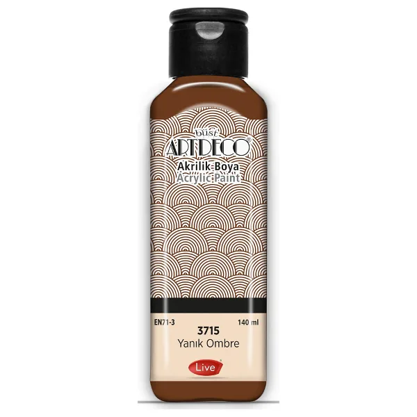 Artdeco 140 ml 3715 Yanık Ombre Akrilik Boya