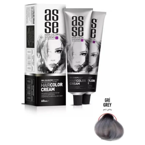 asse Hair Color Systems Saç Boyası 60 Ml. -gri/grey