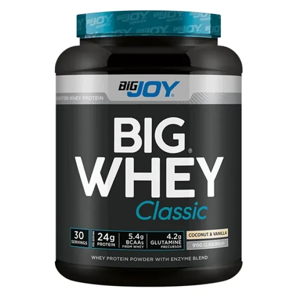 BigJoy Bigwhey Classic 915 gr Hindistan Cevizi-Vanilya Aromalı Whey Protein Tozu